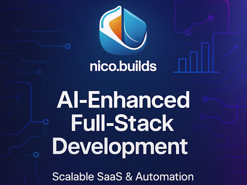 Cover image for AI-Enhanced Full-Stack Development (Scalable SaaS & Automation)