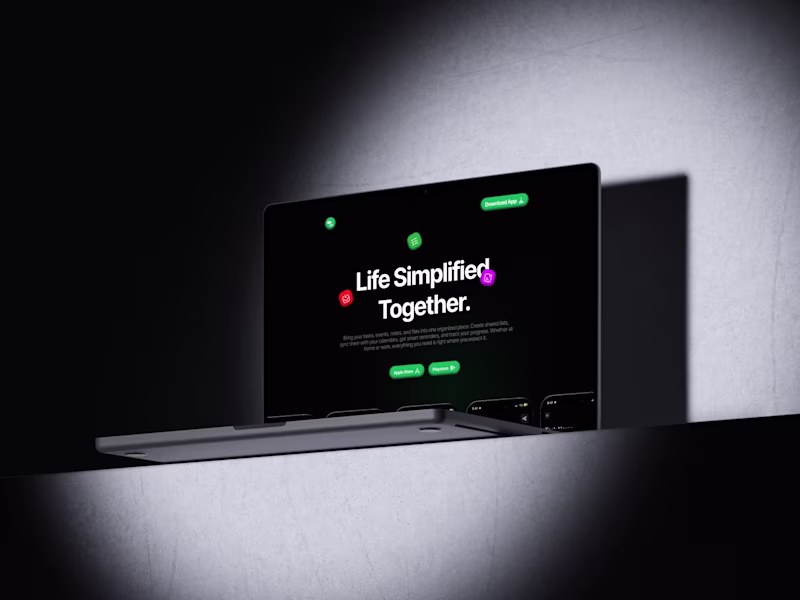 Cover image for An energized todo app centered around friends and family