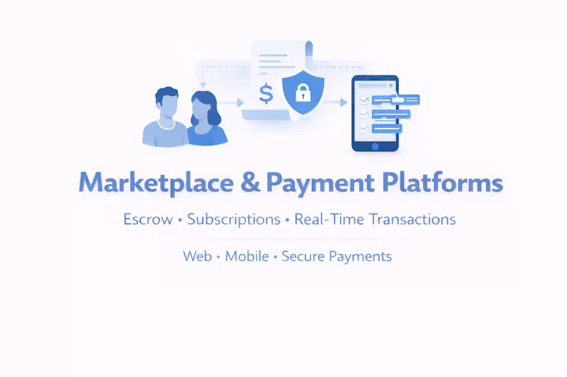 Cover image for Marketplace & Payment Platform Development