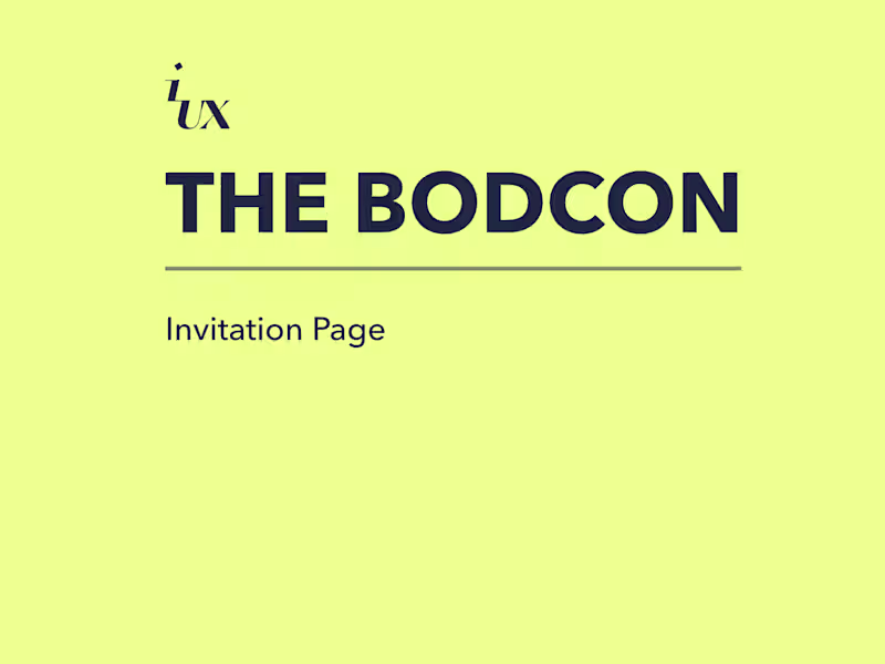 Cover image for Invitation Page for Body-Confidence Event