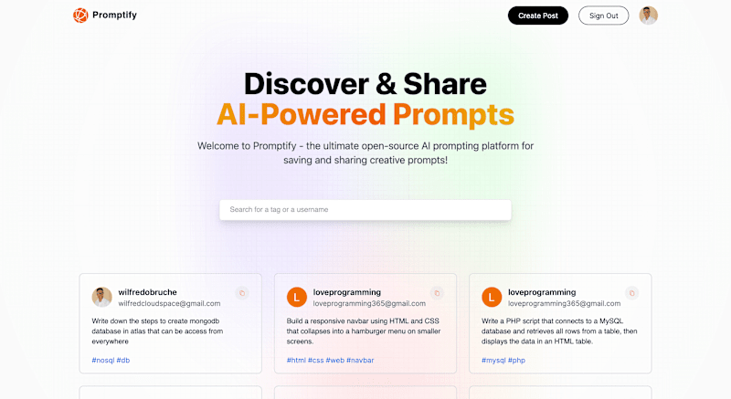 Cover image for Promptify