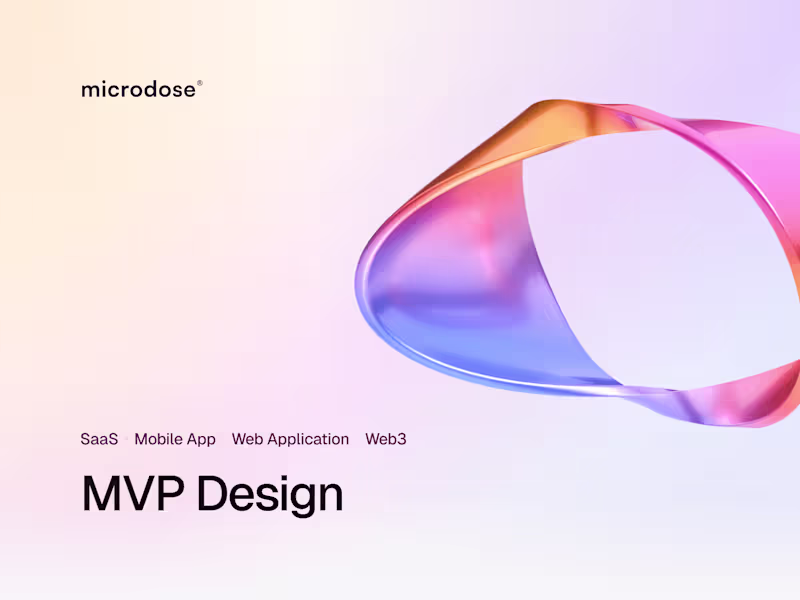 Cover image for MVP Design