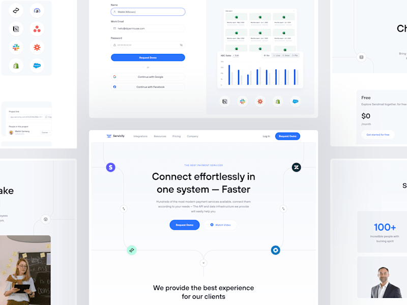 Cover image for Servicily - Fintech Website