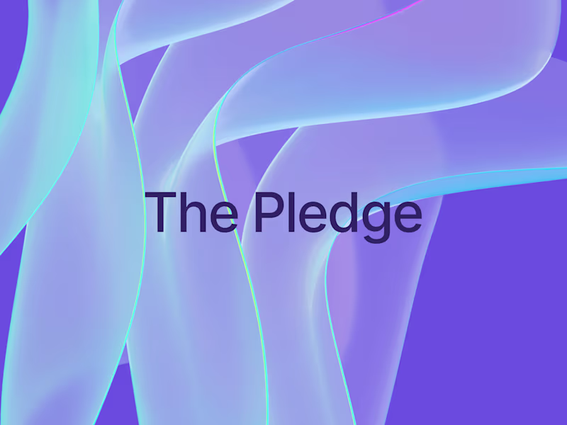 Cover image for The Pledge: Laying the Creative Foundation