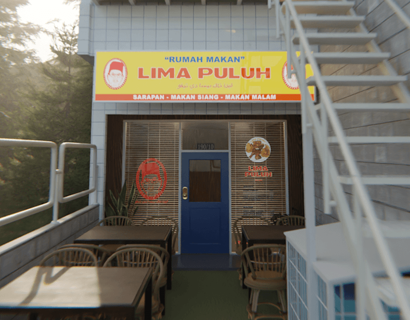Cover image for 3D Social Media Content for Rumah Makan Lima Puluh :: Behance