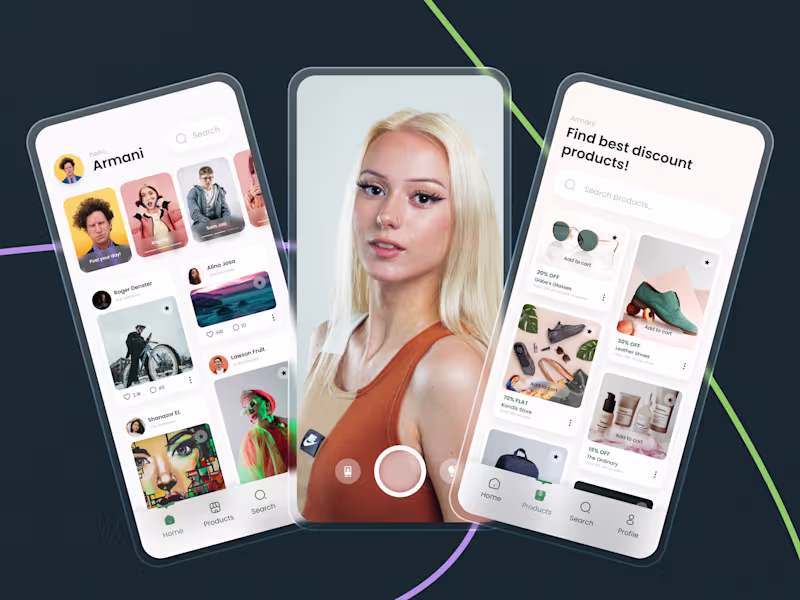 Cover image for UI/ UX for mobile and web app