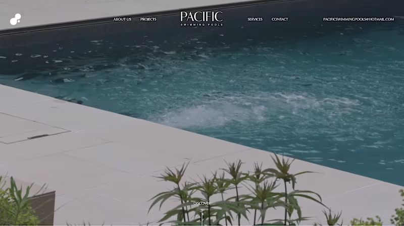 Cover image for Website Development for Pacific Swimming Pools