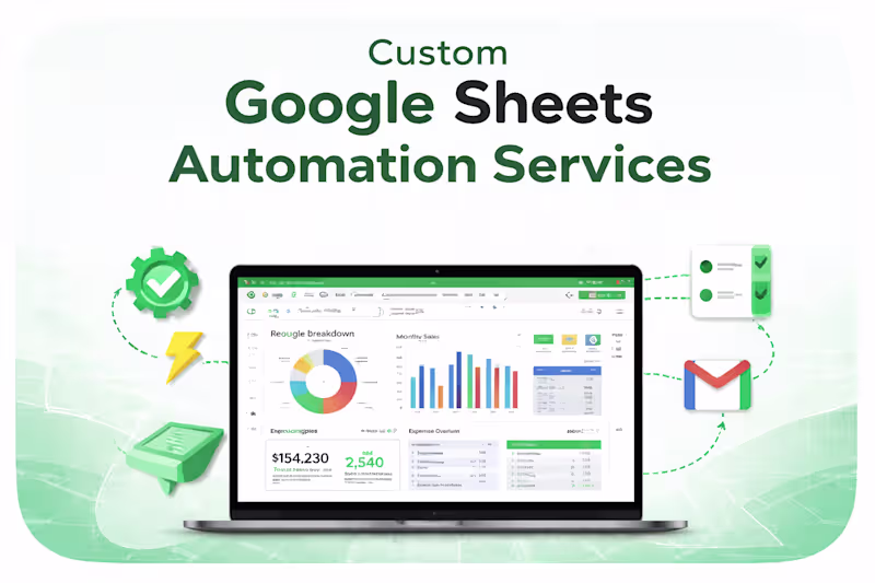 Cover image for I will build custom Google Sheets automation