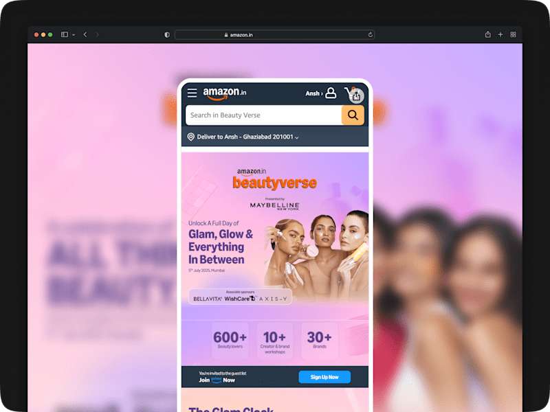 Cover image for Amazon Beautyverse 2025 – Immersive Beauty Experience