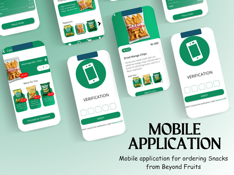 Cover image for Mobile Application User Flow - UI Design :: Behance
