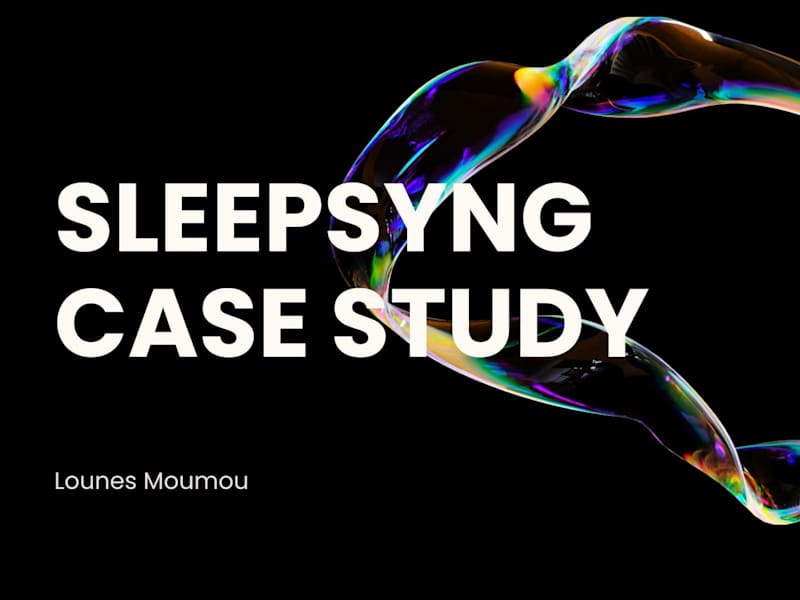 Cover image for SleepSync: sleep optimization healthtech
