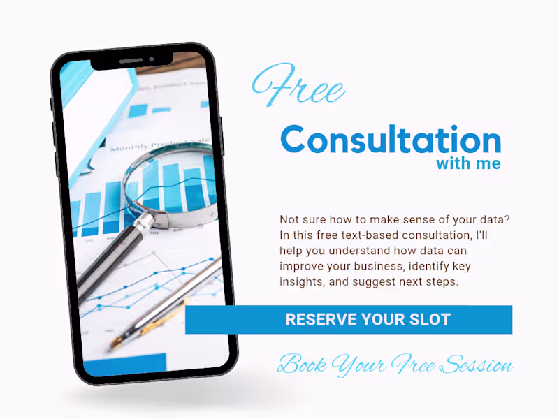 Cover image for Free Data Consultation – Unlock Insights for Your Business