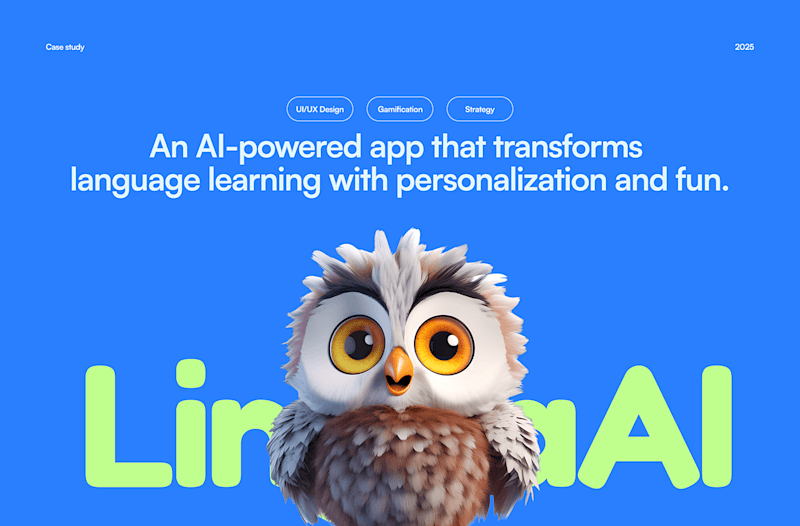 Cover image for Gamified AI language Learning Mobile App (UI/UX)
