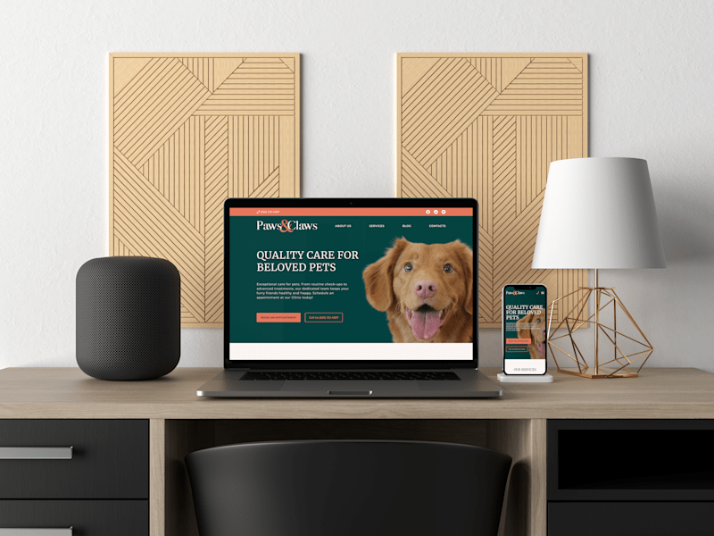 Cover image for Veterinary Clinic Website