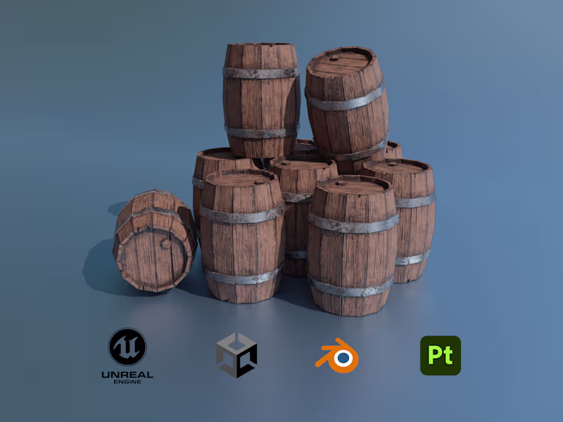 Cover image for Realistic 3D Game Model, Game Assets