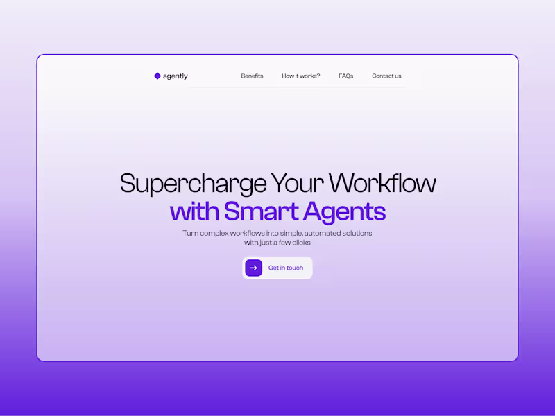 Cover image for Agently | Agent as a Service Platform