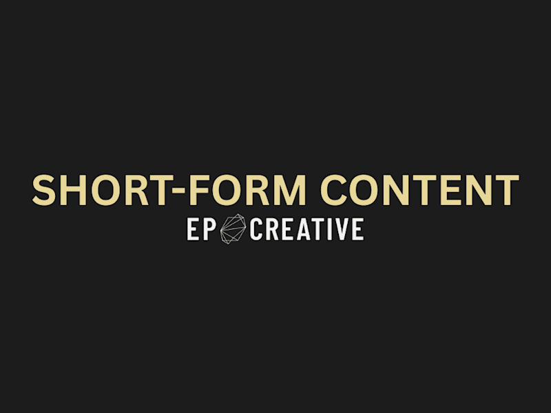 Cover image for Short-Form Content Production / Content Re-purposing