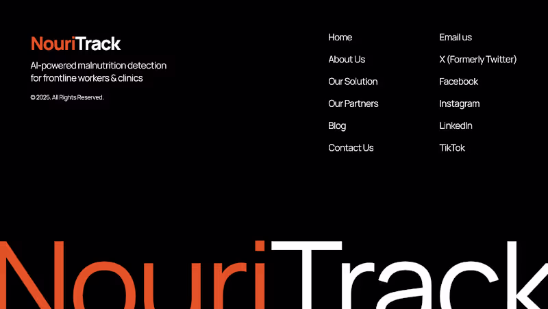 Cover image for Footer design for a Framer Website