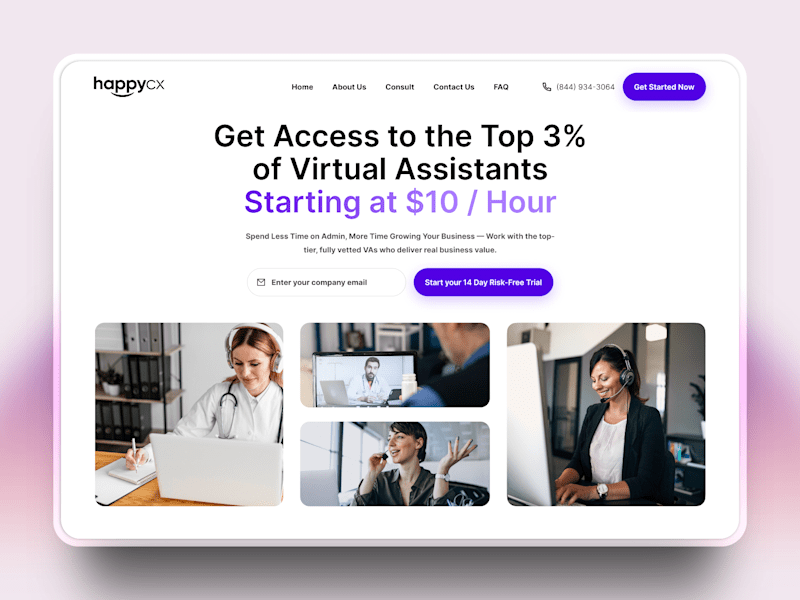 Cover image for Happycx Marketing Landing Page