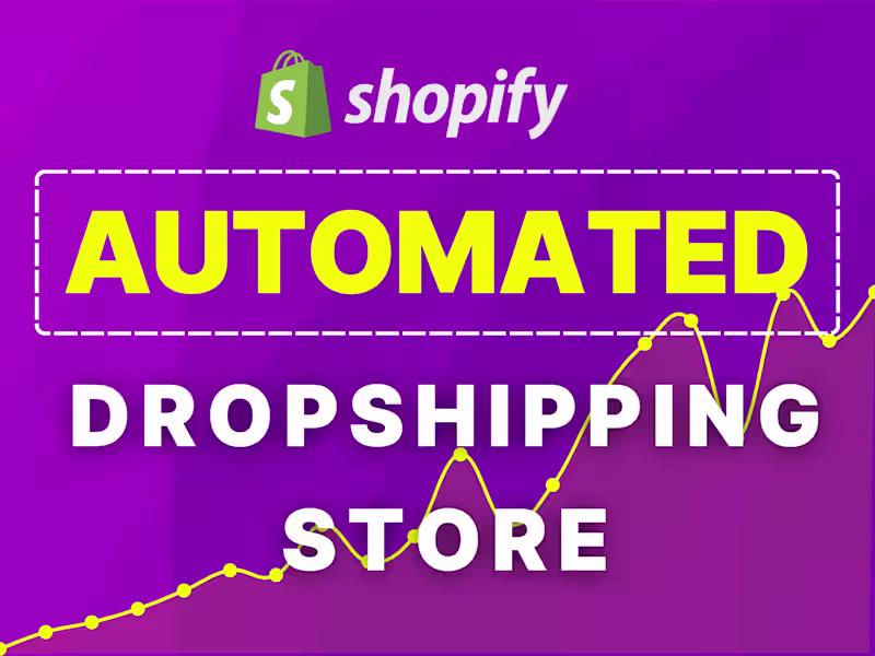 Cover image for I will create a high converting one product Shopify store
