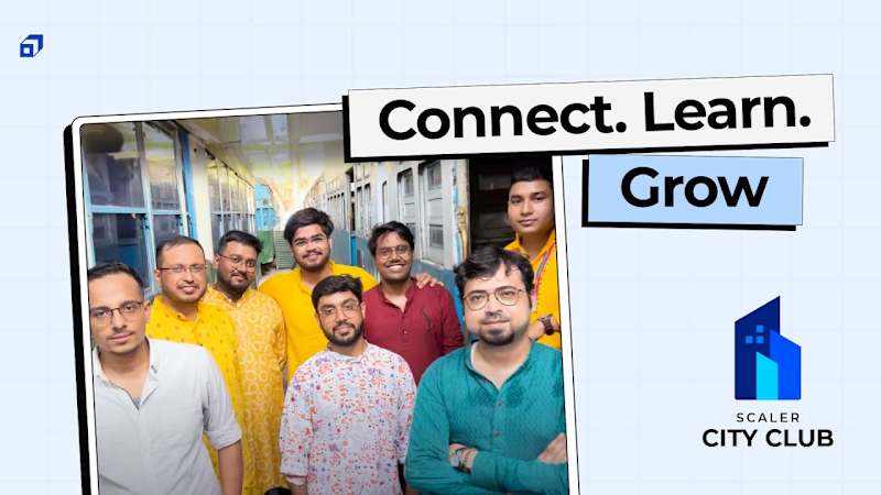 Cover image for SCALER City Club in Aamader Kolkata | Coding Community | Nomosh…