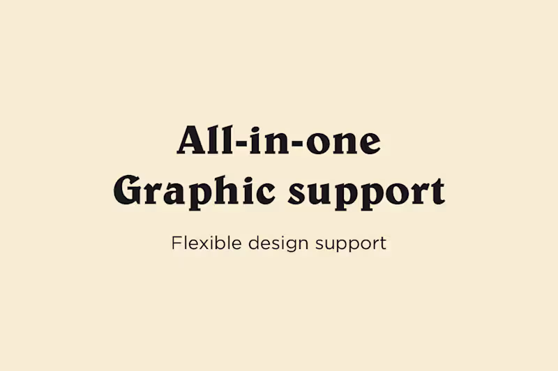 Cover image for All-in-One Graphic Support & Branding
