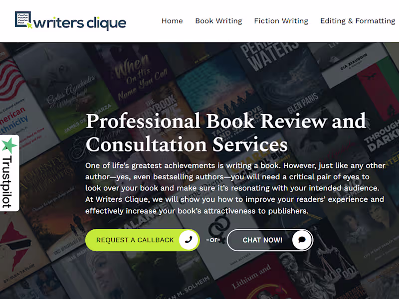 Cover image for Book Review & Consultation Services for Authors