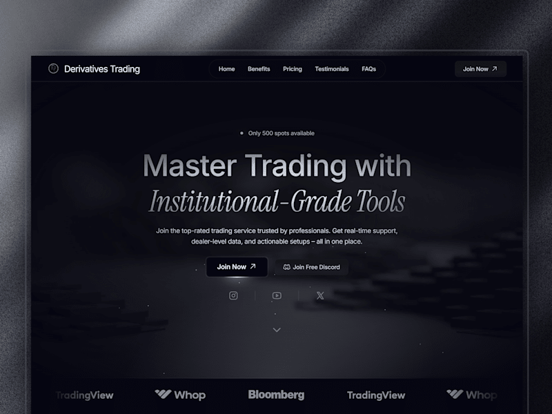 Cover image for Derivatives Trading | Pro-Grade Market Data & Education for Ser…