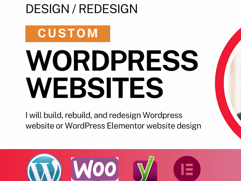 Cover image for WordPress design and Development