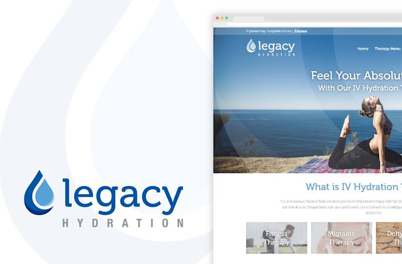 Cover image for Legacy Hydration Brand Identity Design + Website
