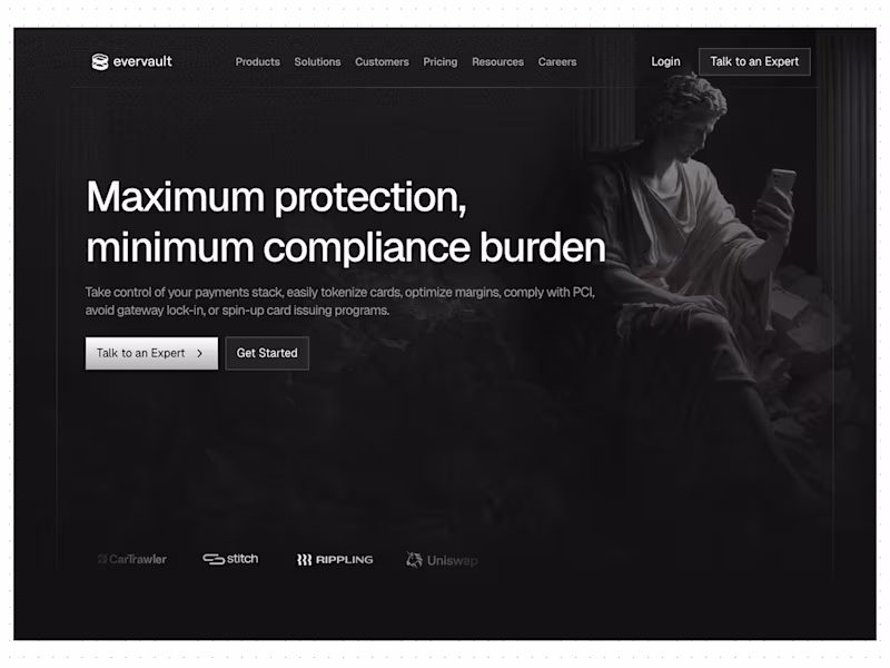 Cover image for Evervault: Hero section