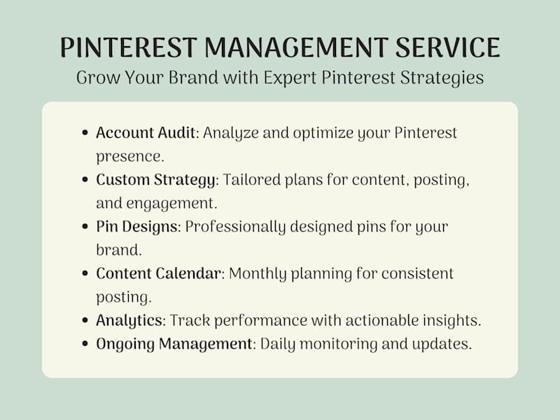 Cover image for Pinterest Account Management