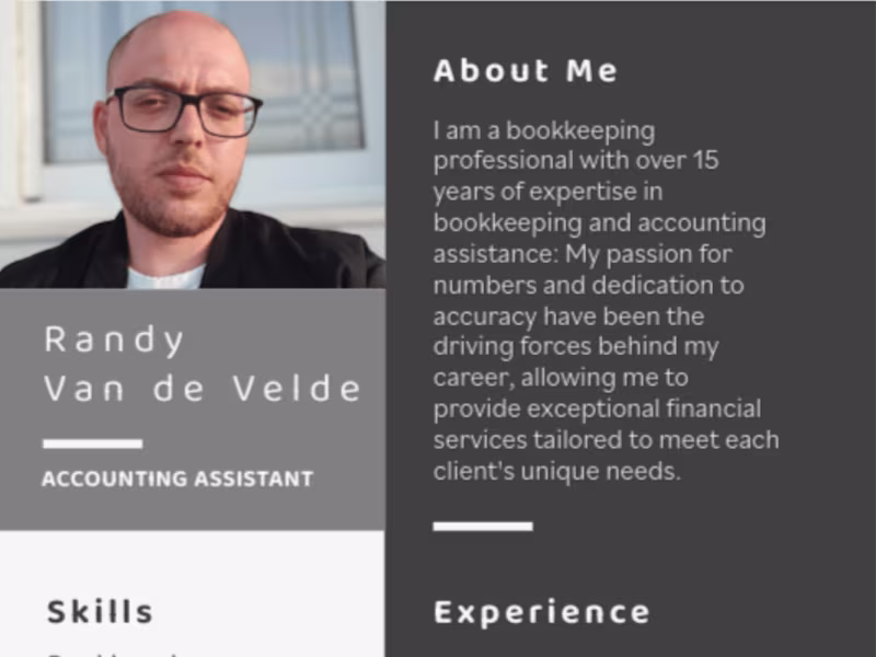 Cover image for Peace of Mind for Your Business: Expert Bookkeeping & Accounting