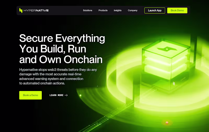 Cover image for Developed a real-time on-chain threat