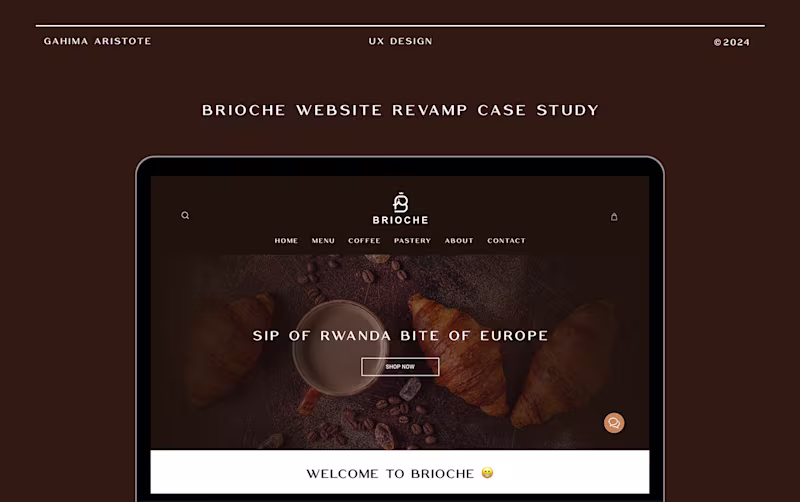 Cover image for Brioche website Revamp case Study :: Behance