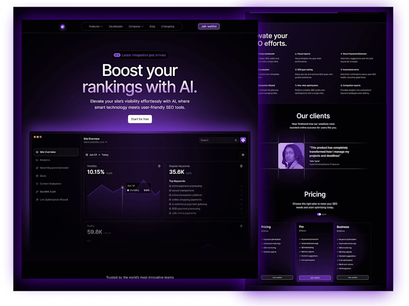 Cover image for AI-Powered Framer Landing Page Design