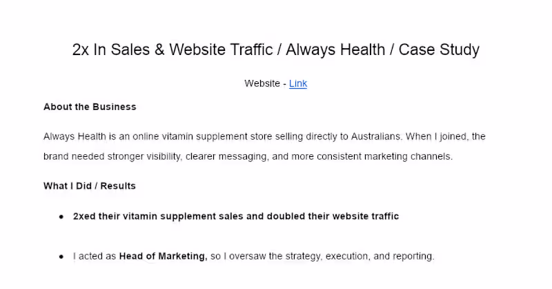 Cover image for Marketing Strategy and Execution for Always Health