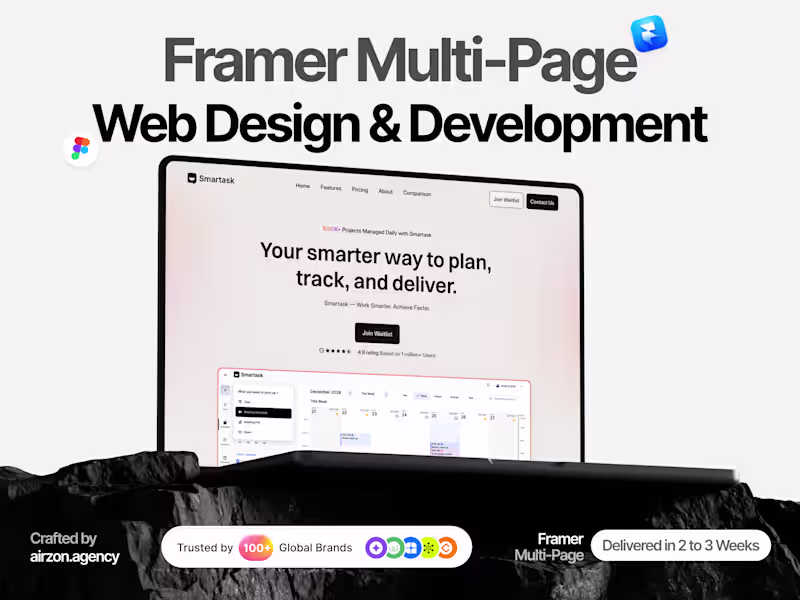 Cover image for Framer Website Design & Development | Responsive Websites
