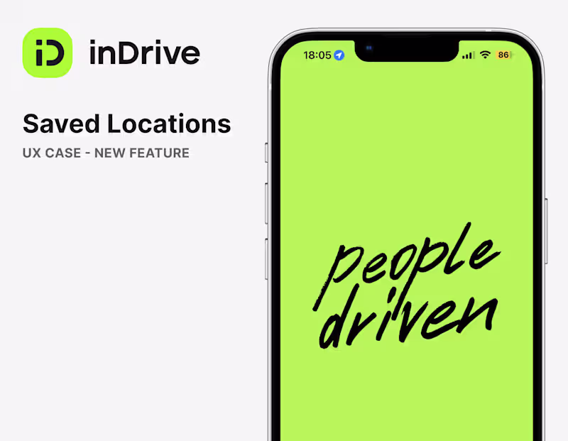 Cover image for inDrive: Saved Locations (New Feature)