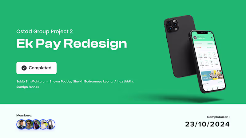 Cover image for EkPay Redesign :: Behance