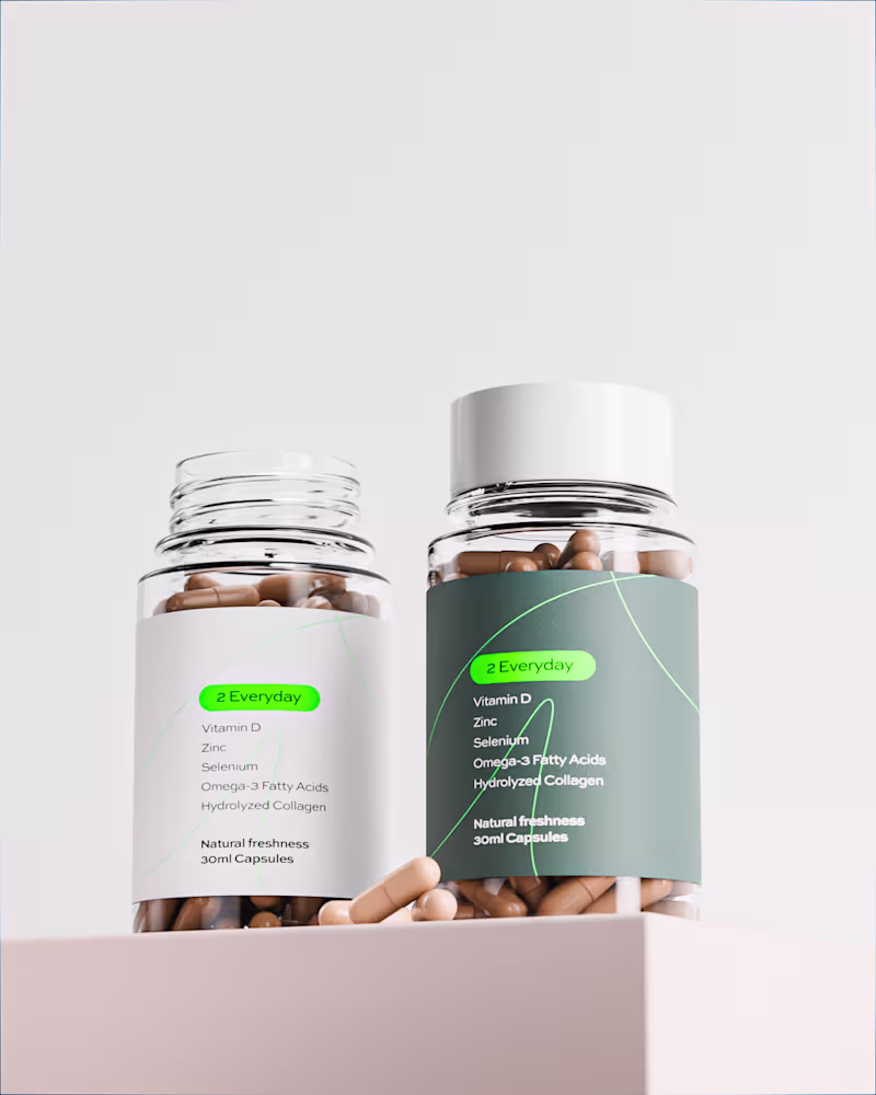 Cover image for Cosmetic and Supplement Product 3D Visualization