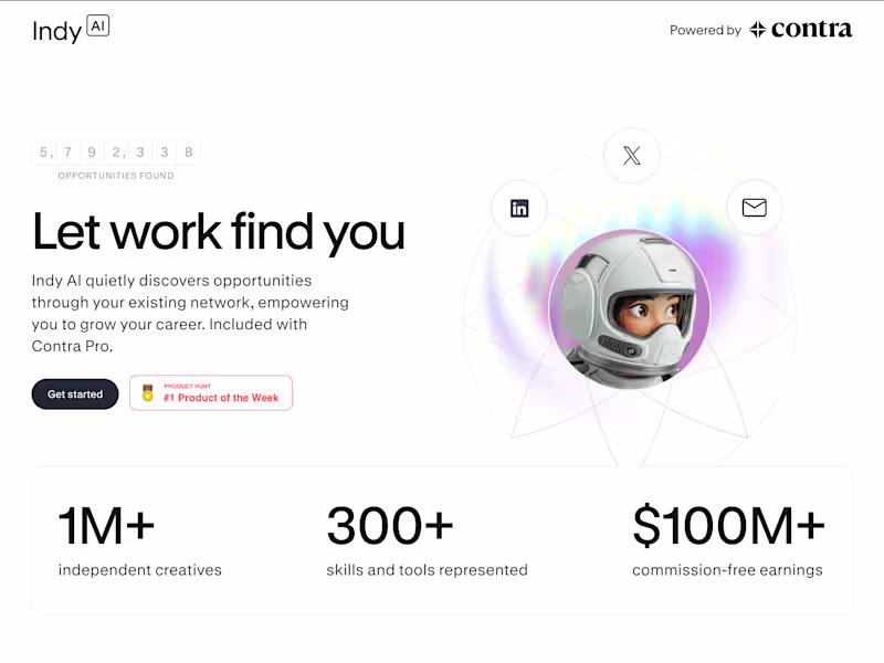 Cover image for Indy.ai Chrome Extension for Contra