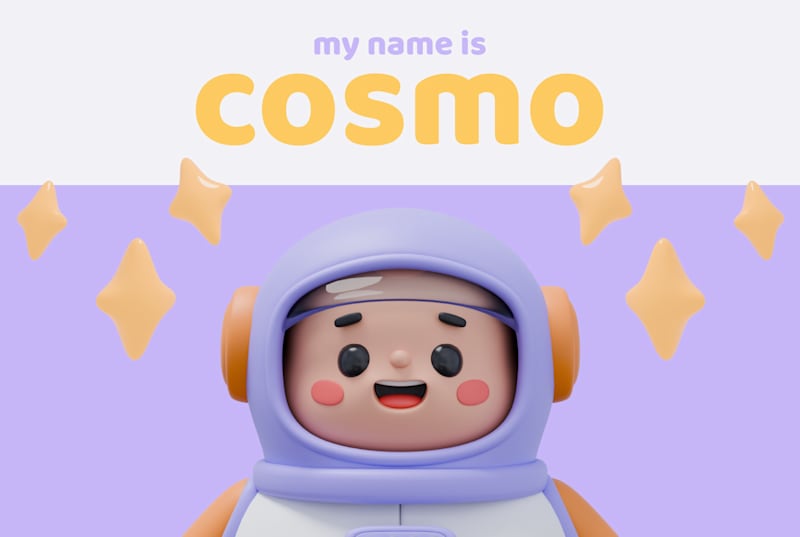 Cover image for Cosmo Astronaut: 3D Character Showcase with Animations