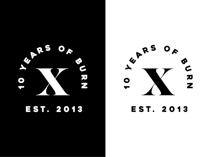 Cover image for Burncycle 10 Year Anniversary Logo / Merch Design
