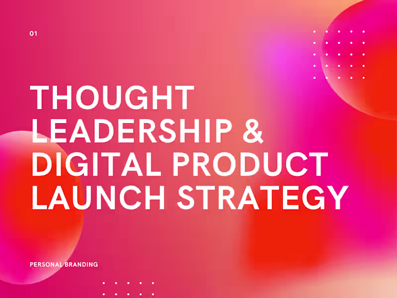 Cover image for Thought Leadership Strategy & Digital Presence Build
