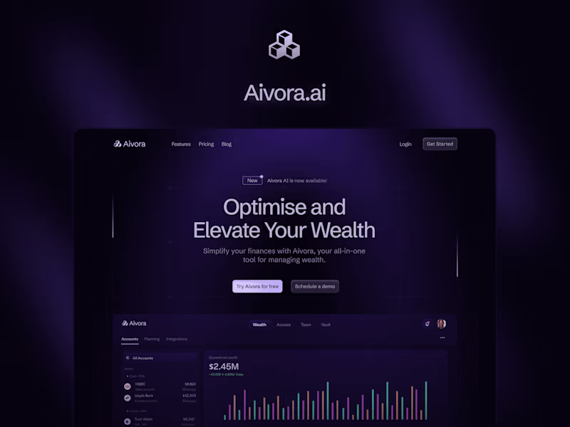 Cover image for Aivora - Premium Saas Framer Template