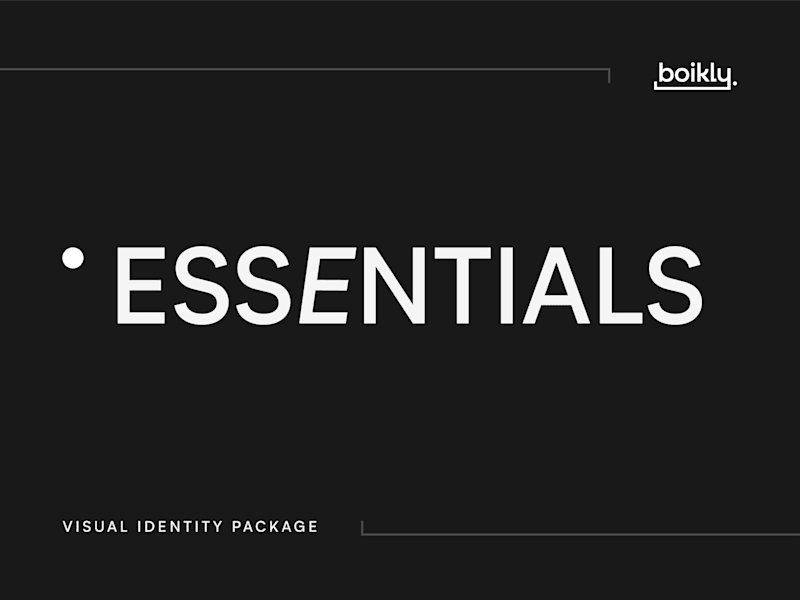 Cover image for 🌗 Essentials | Visual Identity Package