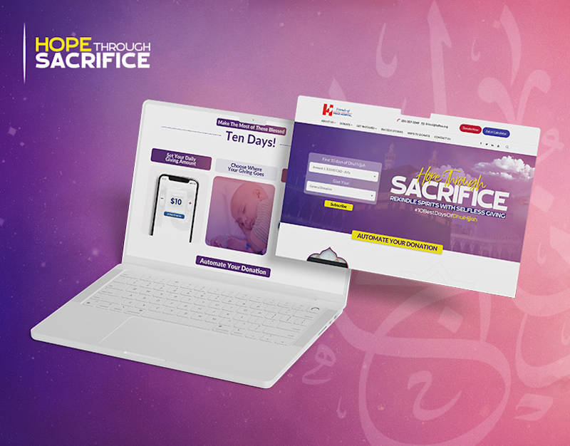Cover image for  Dhul Hijjah Landing Page Design