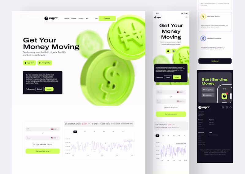 Cover image for Wyrr Website Design