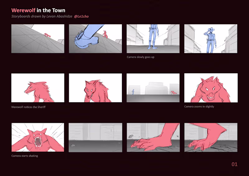 Cover image for Werewolf in The Town